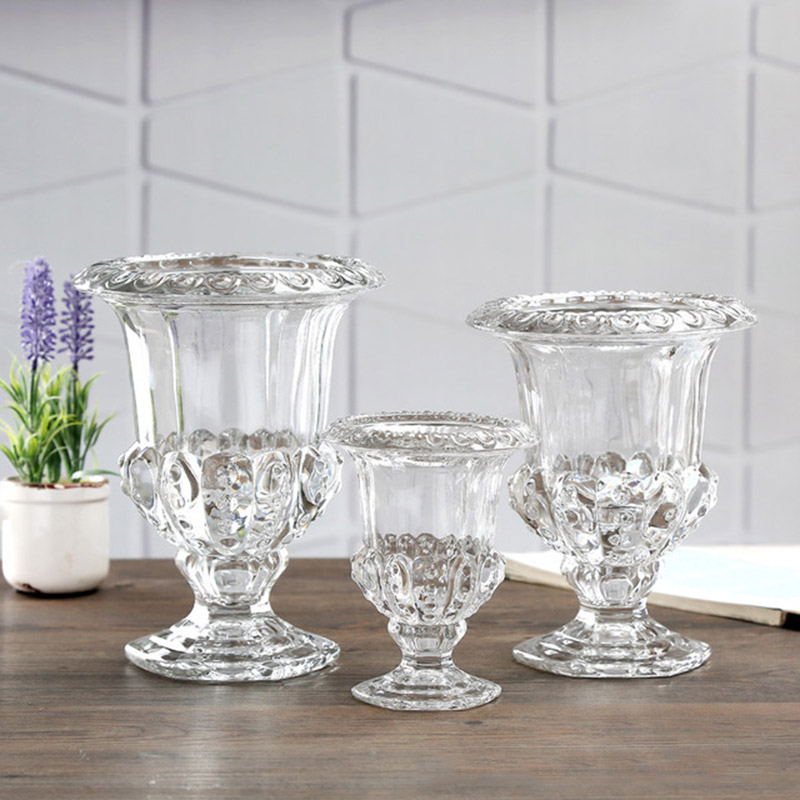 Florist Supply Bulk - Прозрачная стеклянная ваза для цветов, стебель