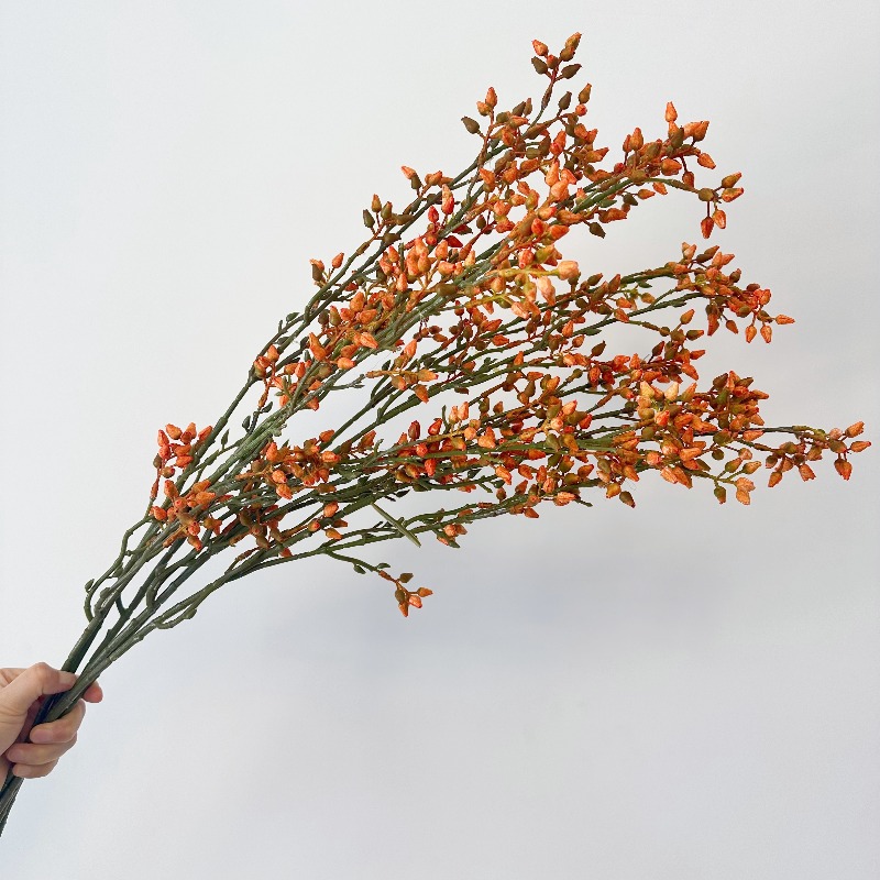 Florist Supply Vases - Искусственные цветы: эвкалипт, зеленые оливковые плоды,