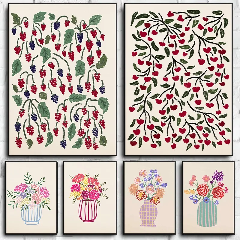 Florist Supply Vases - 1 шт. безрамная картина на холсте